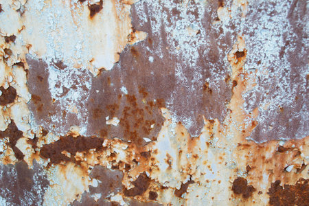 Rust metal background. Rotten steel, metal texture