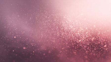 Pink glitter background with glowing dust particles, soft light bokeh texture, abstract wallpaper designの素材