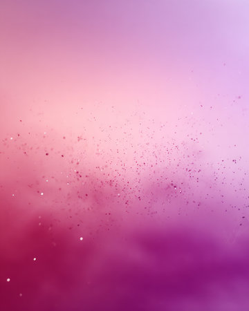 Pink and purple gradient background with glitter particles, soft bokeh texture, abstract wallpaper designの素材