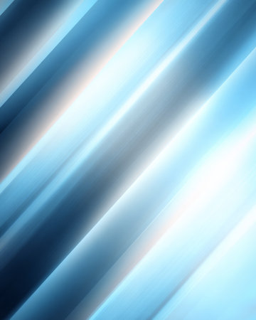 Abstract blue and white diagonal stripes background with smooth gradient and modern light effectの素材
