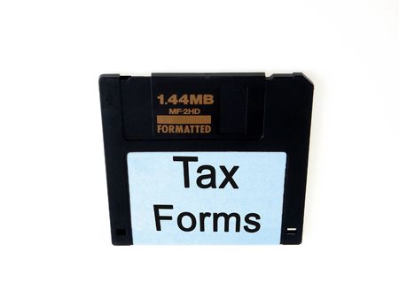 Tax Data Diskの写真素材