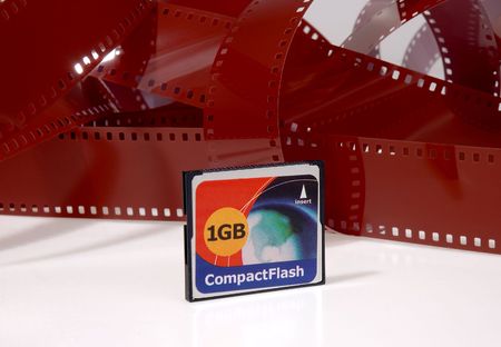Film vs Digitalの写真素材