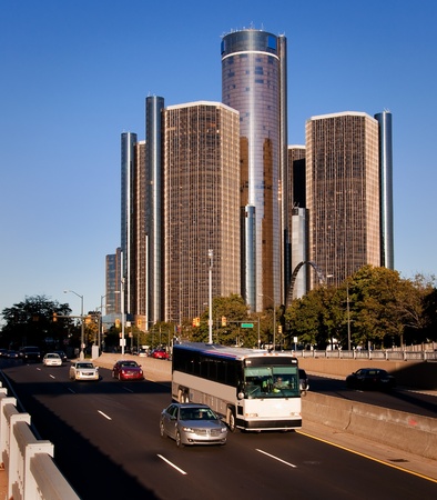 Downtown Detroit Streetsのeditorial素材