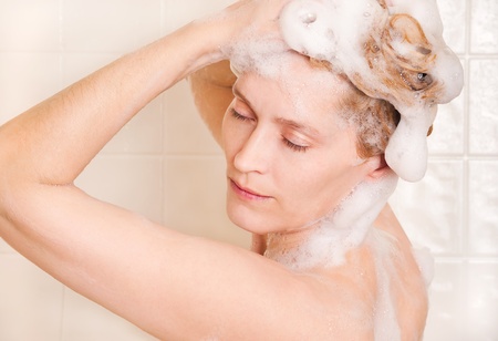 Shower Haircareの写真素材