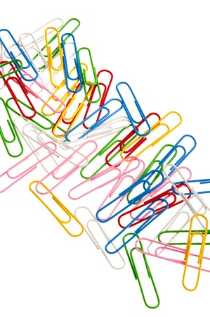 Colorful Paperclipsの写真素材