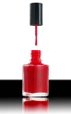 Paint to decorate finger nailsの写真素材