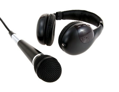 Pro stage and studio Microphone for recordingの写真素材