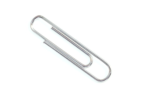 Paper clip fastener for grouping paperworkの写真素材