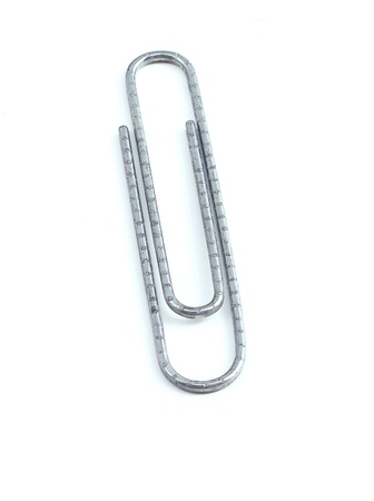 Paper clip fastener for grouping paperworkの写真素材