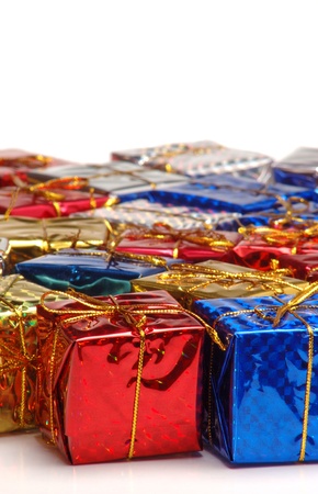 Christmas Wrapped Giftsの写真素材