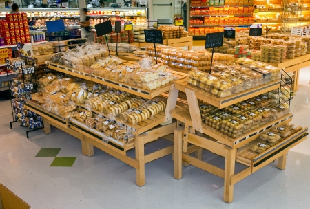 Grocery Display Racksのeditorial素材