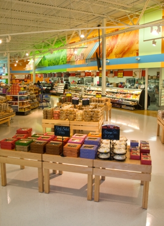 Grocery Display Racksのeditorial素材