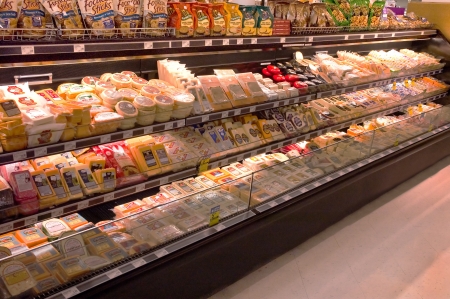 Large Grocery Deli Meatsのeditorial素材