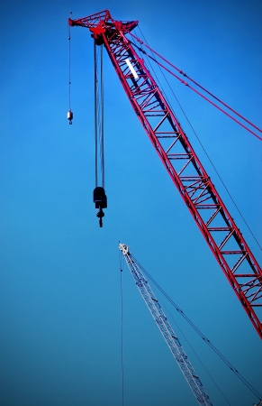 Red Crane Boomの写真素材