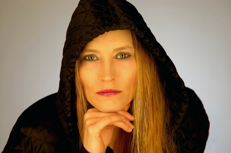 Gothic Hoody Fashionの写真素材