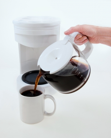 Pouring Fresh Coffeeの写真素材