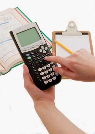 Scientific Calculator at Workの写真素材