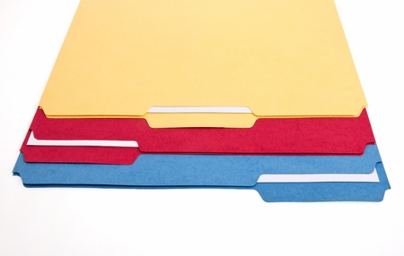 Colorful File Folders の写真素材