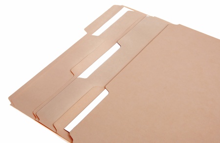 Manilla File Foldersの写真素材