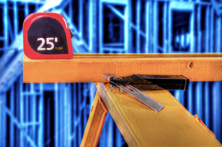 Tools for construction job siteの写真素材