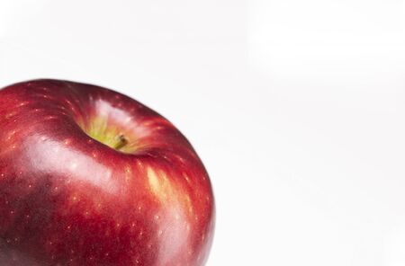 Healthy fruit for diet lifestyle Apple on whiteの写真素材