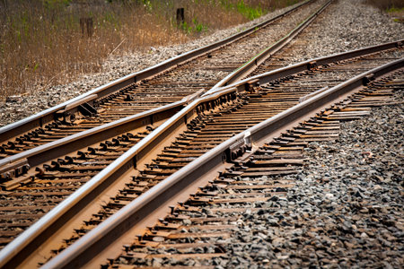 Railroad track switch spur direction of train travel