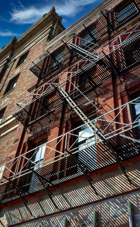 Downtown Detroit Archetctureの写真素材