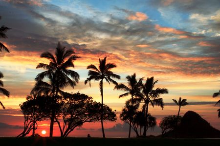 Hawaiian sunrise/sunset 2の写真素材