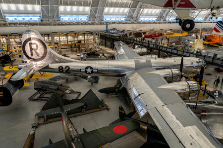Boeing B-29 Superfortress Enola Gay at the National Air and Space Museumâ€™s Steven F....
