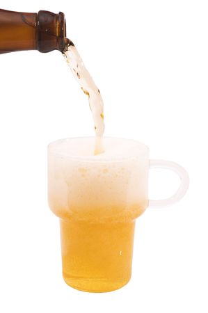 isolated, white, background, beer, bottleの写真素材