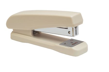 isolated, white, background, stapler, officeの写真素材