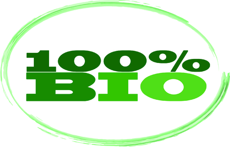 100% BIOのイラスト素材