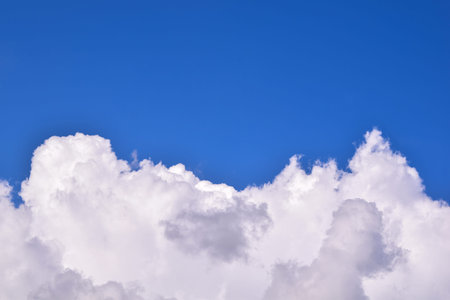blue sky with cloud ,white clouds  background