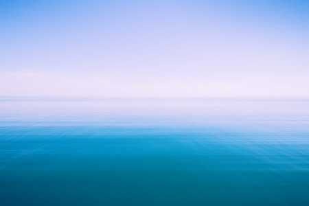 abstract blue sea and sky backgroundの写真素材