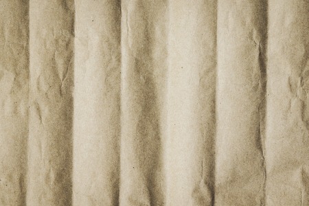 Brown crumpled paper texture for background  designの写真素材