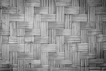 Old Bamboo weave walls  pattern texture and backgrounの写真素材