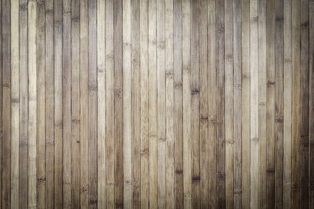 close up of old bamboo wall background textureの写真素材