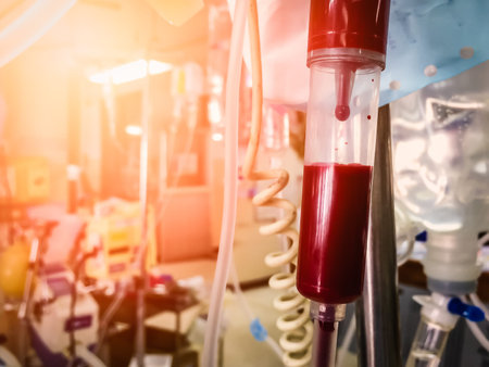 Giving Blood During Operation or treat anemia in patients with chronic kidney diseases