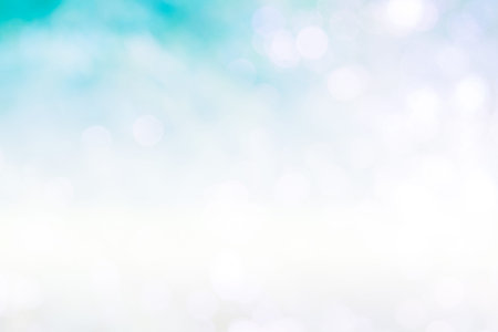 Abstract Blue sky or sea bokeh background,A Lot of Space for Text Composition art image, website,...