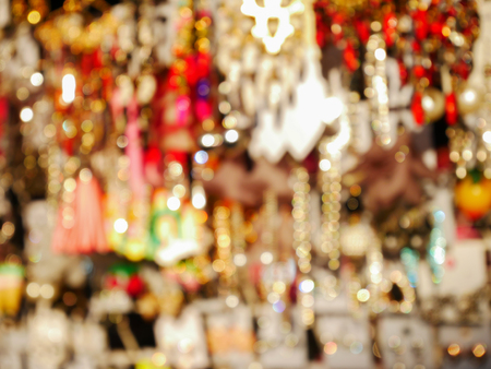 Blurred Jewelry store for background designの写真素材