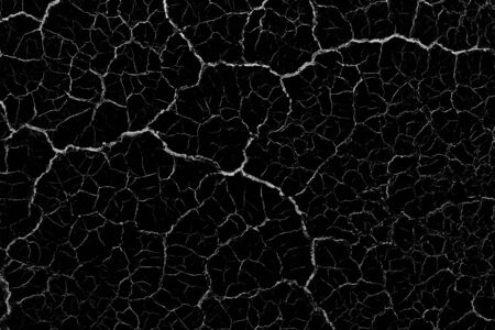 Full frame of crack dirty structure pattern white on black for design backdrop ,Background for Presentations and Web Designの写真素材