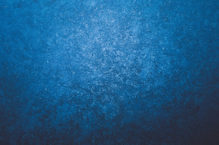 Simple blue color trend wall abstract background for present content advertising product or text backdrop designの写真素材
