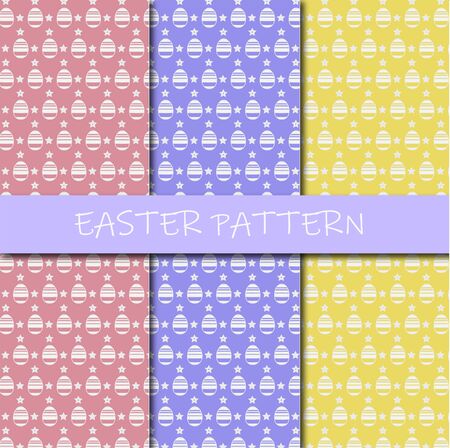 Easter pattern 3-packのイラスト素材