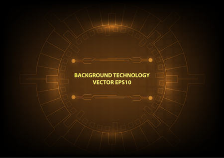 Brown Technology Backgroundのイラスト素材