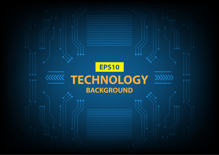 Electronic Blue Background Vectorのイラスト素材