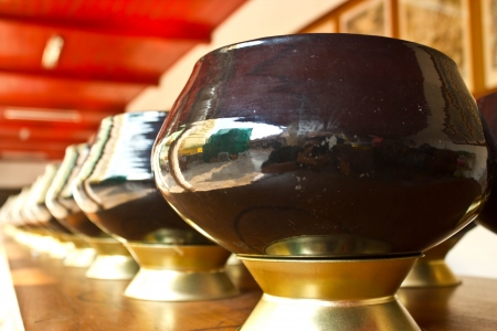 As food containers. Buddhist activities.の写真素材