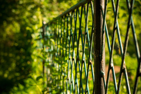 garden fenceの写真素材