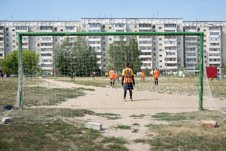 Street football in Russiaのeditorial素材
