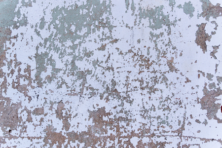 Wall fragment with scratches and cracksの写真素材