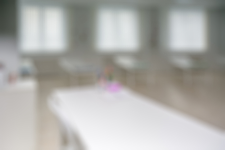 Blurred abstract medicine room for use a backgroundの写真素材